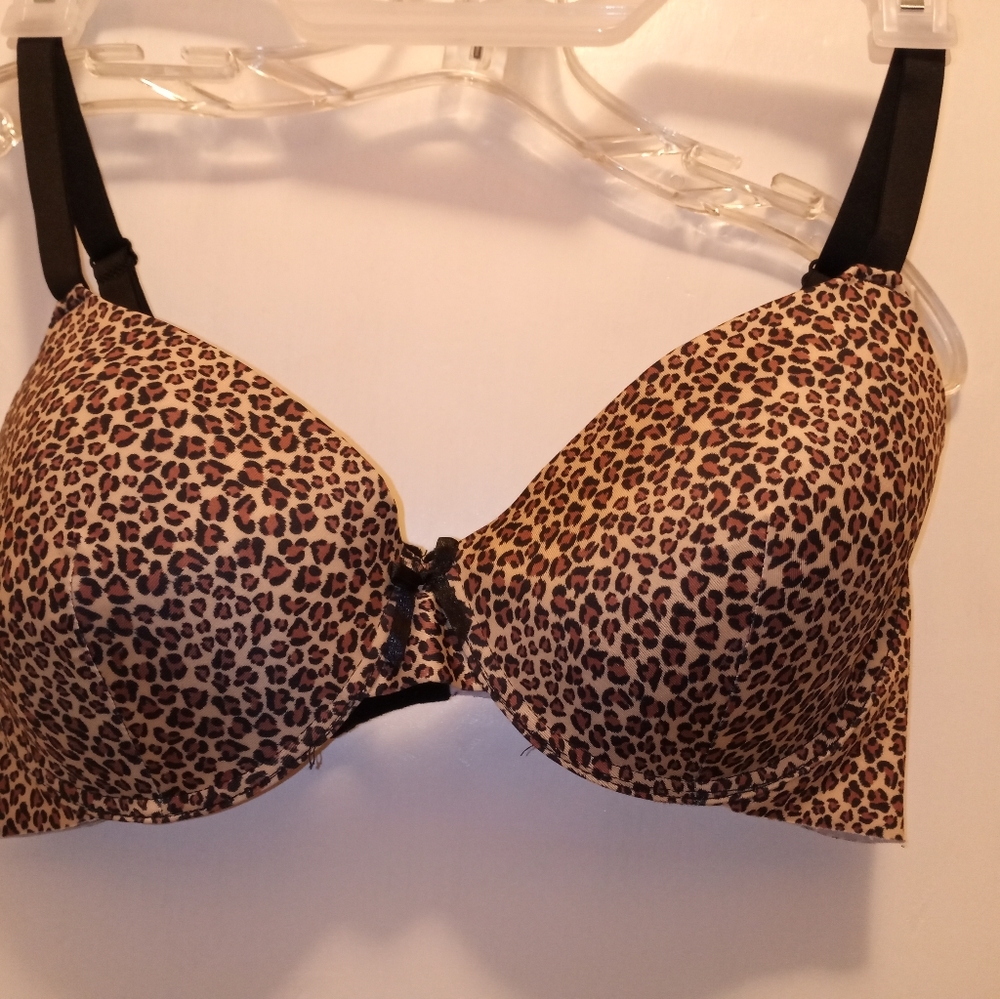 Animal print bra